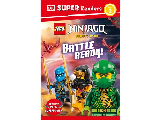 DK Super Readers Level 2 Lego Ninjago Dragons Rising Battle Ready!