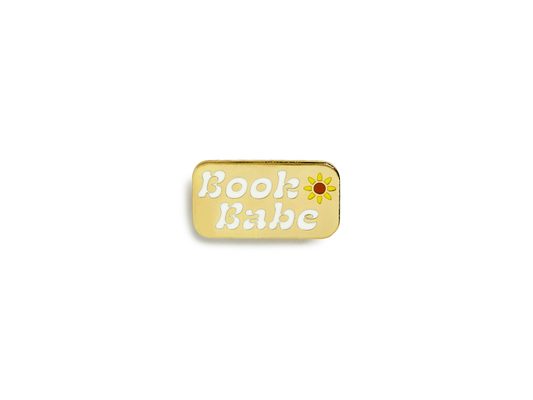 Book Babe Enamel Pin