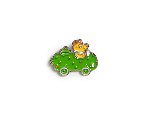 Richard Scarry: Pickle Car Enamel Pin
