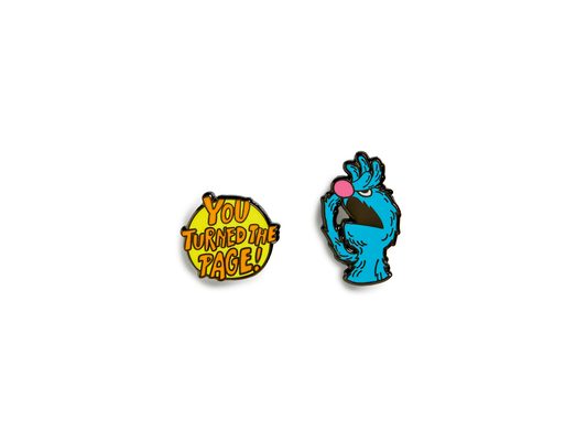 Sesame Street: The Monster at the End of This Book Enamel Pin Set - Pin Set of 2