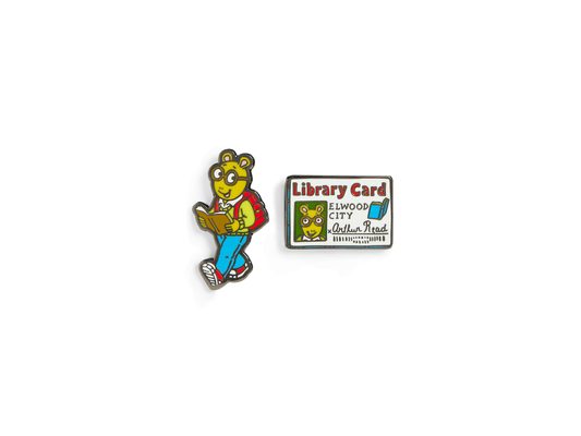 Arthur Enamel Pin Set - Pin Set of 2
