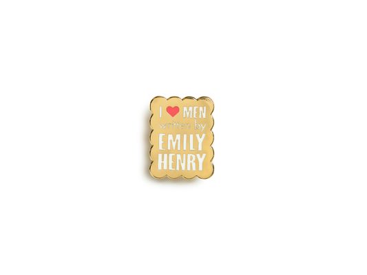 I Love Men Written by Emily Henry Enamel Pin