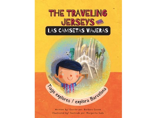 The Traveling Jerseys/ Las Camisetas Viajeras: Tiago explores/explora Barcelona