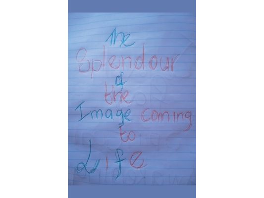 The Splendour of The Image Coming To Life
