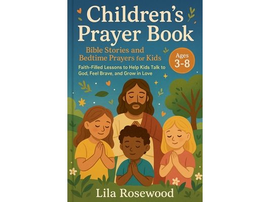Children's Prayer Book: Bible Stories and Bedtime Prayers for Kids: Faith-Filled Lessons to Help Kids Talk to God, Feel Brave, and Grow in Love