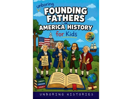 Unboring Founding Fathers of America History for Kids: Funny, Interesting, Concise Guide to the Founding Fathers, America's Beginnings, and Wild True
