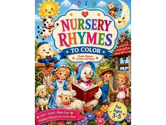 Nursery Rhymes Classic Rhymes to Color and Enjoy
