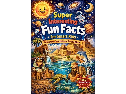 Super Interesting Fun Facts For Smart Kids: Over 1550 Fun and Brain-Booster Facts About Exploring the Sun, Universe, Earth, and More ( Great Gift for