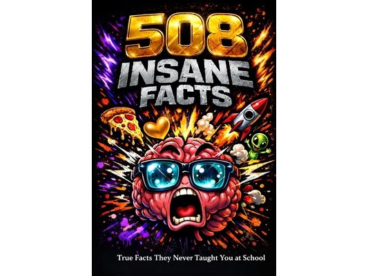 508 Insane Facts: Mind-Blowing Truths About the Human Body, Animals, Space, Love, and Christmas