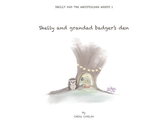 Shelly and grandad badger's den