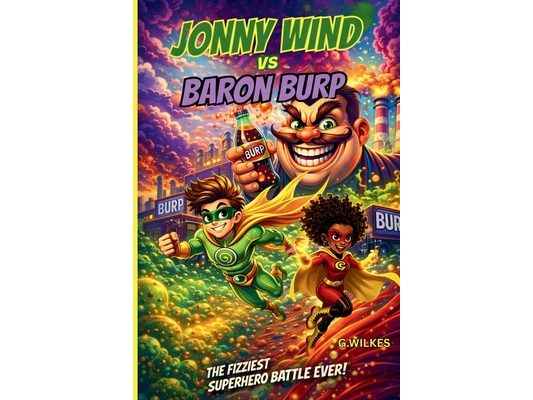 Jonny Wind Vs Baron Burp: A Hilarious Superhero Chapter Book Adventure for Ages 8+ With Action, Teamwork, and Fizzy Chaos!