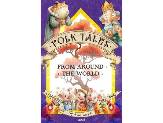 Folk Tales from Around the World for Children: 25 Beloved Folk Stories for Family Reading - Adapted World Fairy Tales - 51 Illustrations
