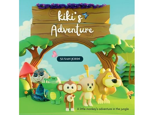Kiki's Adventure: A Fun Jungle Story About Friendship, Courage, and Helping Others Age 4-9 with vibrant 3D Animated Illustrations