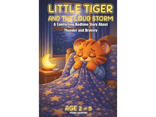 Little Tiger and the Loud Storm: A Comforting Bedtime Story About Thunder and Bravery Ages 2-5