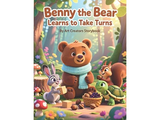 Benny the Bear Learns to Take Turns: A Gentle Picture Book About Sharing, Patience, and Big Feelings for Kids Ages 4-8