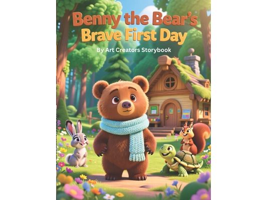Benny the Bear's Brave First Day: A Gentle Picture Book About School Anxiety, Confidence, and Courage for Kids Ages 4-8