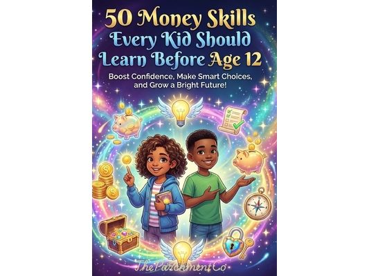 50 Money Skills Every Kid Should Learn Before Age 12: Fun, Practical Money Lessons for Kids - Saving, Spending, Budgeting, Smart Choices & Confidence-