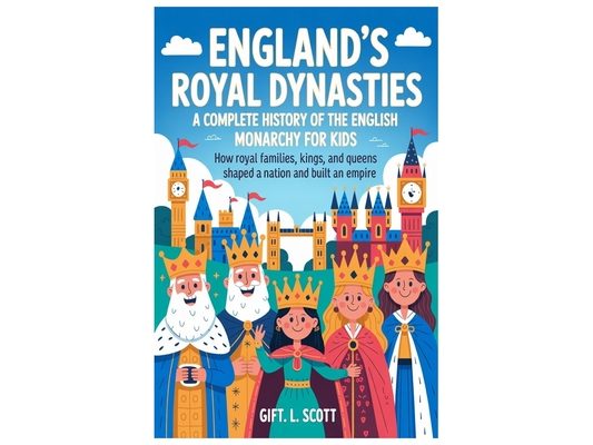 England's Royal Dynasties: A Complete History of the English Monarchy for Kids: How Royal Families, Kings, and Queens Shaped a Nation and Built an Emp