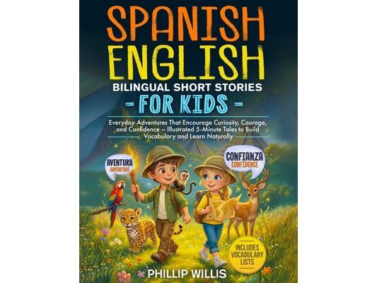 Spanish-English Bilingual Short Stories for Kids: Everyday Adventures That Encourage Curiosity, Courage, and Confidence - Illustrated 5-Minute Tales t