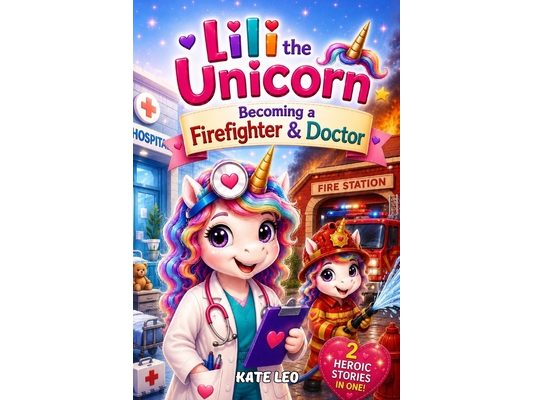 Lili the Unicorn: Becoming a Firefighter & Doctor: 2 Books in 1 for Girls (Ages 4-6)