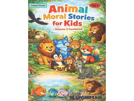 Animal Moral Stories for Kids - Volume 3 Combined: 10 Heartwarming Animal Tales That Teach Values, Build Character, and Spark Young Minds (Ages 3-8)