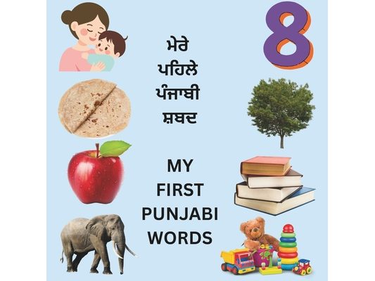 My First Punjabi Words: A Picture Vocabulary Book for Kids Punjabi-English Early Learning Book for Toddlers & Beginners