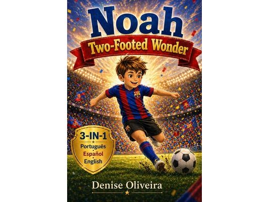Noah Two-Footed Wonder: A Motivational Soccer Picture Book for Kids About Confidence, Hard Work, and Growth Mindset
