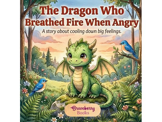 The Dragon Who Breathed Fire When Angry: A Positive Story of Emotional Regulation for Kids Learning to Breathe Slowly and Talk About Big Feelings (Age