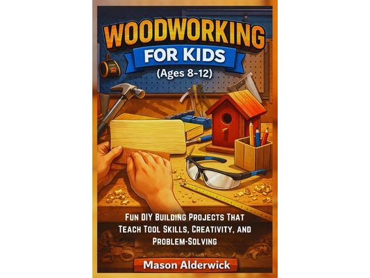 Woodworking For Kids (Ages 8-12): Fun DIY Building Projects That Teach Tool Skills, Creativity, and Problem-Solving