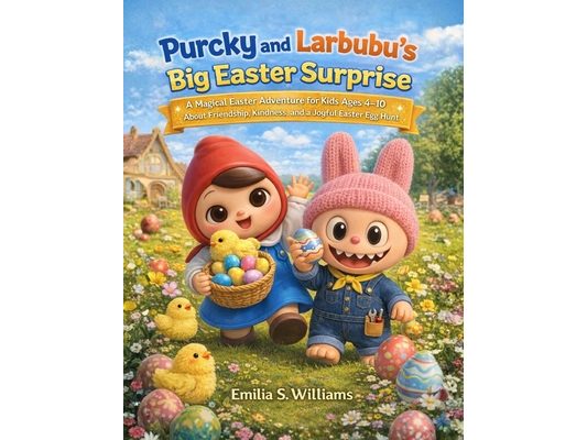 Purcky and Larbubu's Big Easter Surprise: A Magical Easter Adventure for Kids Ages 4-10 About Friendship, Kindness, and a Joyful Easter Egg Hunt