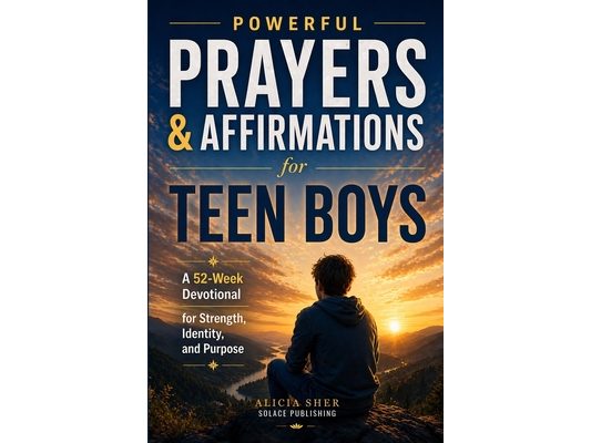 Powerful Prayers & Affirmations for Teen Boys: A 52-Week Devotional for Strength, Identity, and Purpose