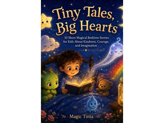 Tiny Tales, Big Hearts: 10 Short Magical Bedtime Stories for Kids About Kindness, Courage, and Imagination