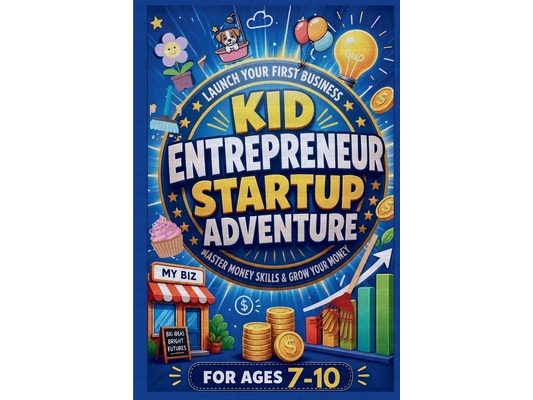 Kid Entrepreneur Startup Adventure: Launch Your First Business, Master Money Skills & Grow Your Money: For 7-10 Year Olds
