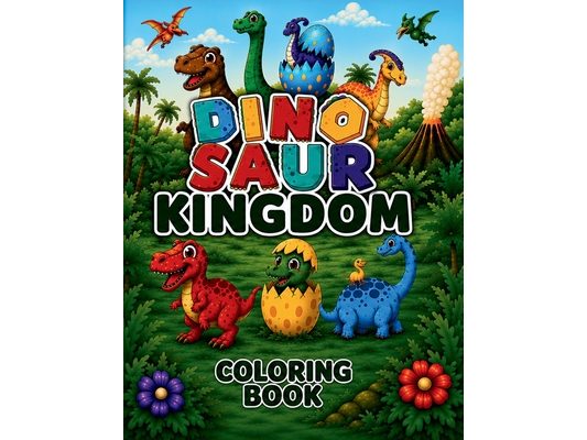 Dinosaur Kingdom: Coloring Book