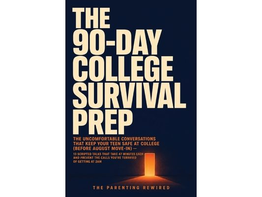 The 90-Day College Survival Prep: The Uncomfortable Conversations That Keep Your Teen Safe at College (Before August Move-In) - 13 Scripted Talks That