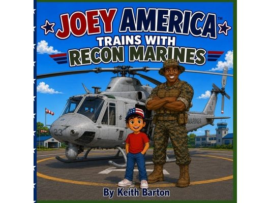 Joey America Trains with Recon Marines