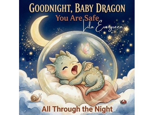 Goodnight, Baby Dragon: You Are Safe All Through the Night: A Magical Interactive Read-Aloud Bedtime Story with Yawns, Hugs, and a Gentle Sleep Routin