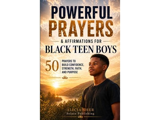 Powerful Prayers and Affirmations for Black Teen Boys: 50 Prayers to Build Confidence, Strength, Faith, and Purpose