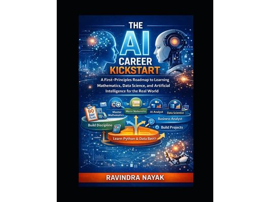 The AI Career Kickstart: A First-Principles Roadmap to Learning Mathematics, Data Science, and Artificial Intelligence for the Real World book image
