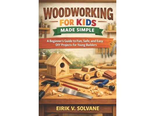 Woodworking for Kids Made Simple: A Beginner's Guide to Fun, Safe, and Easy DIY Projects for Young Builders.