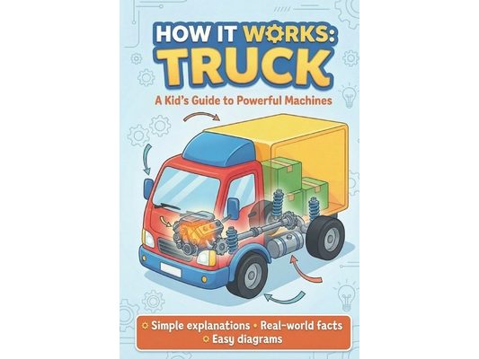 How it works: truck: A kid-friendly guide to truck parts, engines, and powerful machines - with real world facts and easy visual learning