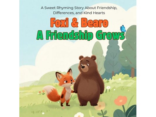 Foxi & Bearo: A Friendship Grows: A Sweet Rhyming Story About Friendship, Differences, and Kind Hearts