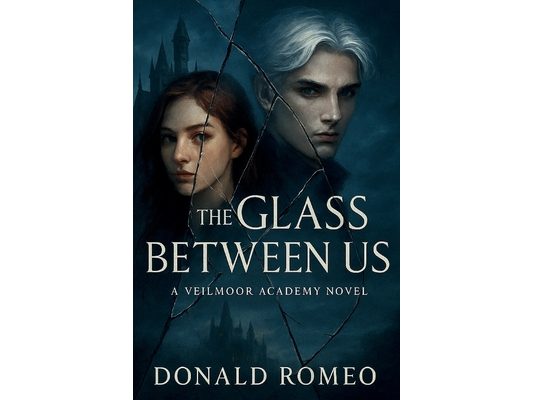 The Glass Between Us: A shattered past. A forbidden academy. A bloodline bound to save-or break-the world.