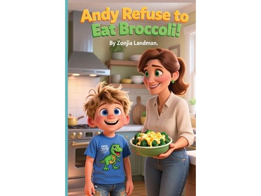 Andy Refuse to eat Broccoli: Andy Refuse to eat Broccoli but with his mom's special recipe, Andy couldn't resist. This book help with Picky-Eaters. Nu
