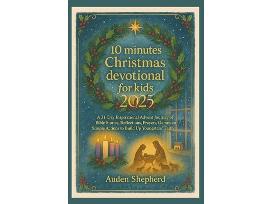 10 Minutes Christmas Devotional for Kids 2025: A 31-Day Inspirational Advent Journey of Bible Stories, Reflections, Prayers, Games and Simple Actions
