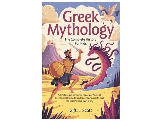 Greek Mythology: The Complete History for Kids: Adventures of powerful heroes of Ancient Greece, mighty gods, and legendary quests that will inspire y