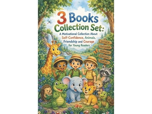 3 Books Collection Set: A Motivational Collection About Self-Confidence, Animals, Friendship and Courage for Young Readers