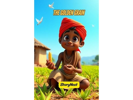 The Golden Grain: Children's Story of Kindness & Sharing - Illustrated Moral Tales for Kids Ages 6-10