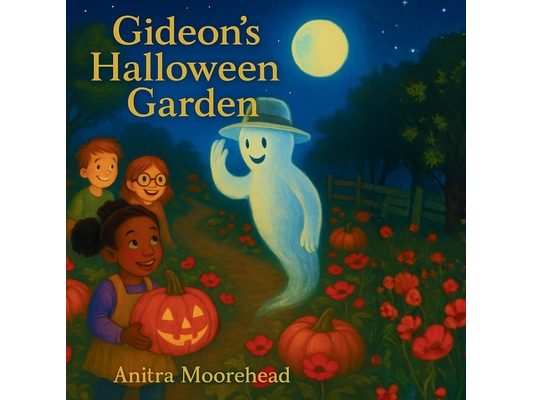Gideon's Halloween Garden: A Tale of Pumpkins, Poppies, and a Friendly Ghost