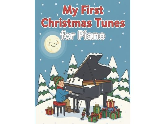 My First Christmas Tunes for Piano: Easy Piano Sheet Music Book for Beginners Easy Christmas Songbook for Children